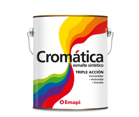 CROMATICA TRIPLE ACCION NEGRO SATINADO x 4 L